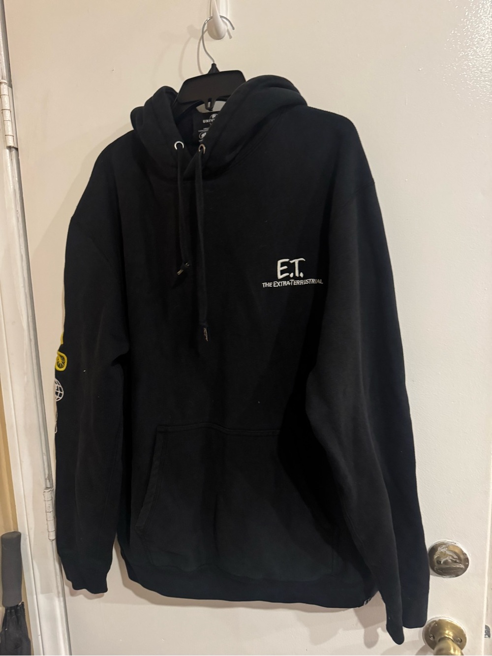Universal Black E.T. Graphic Crewneck Hoodie